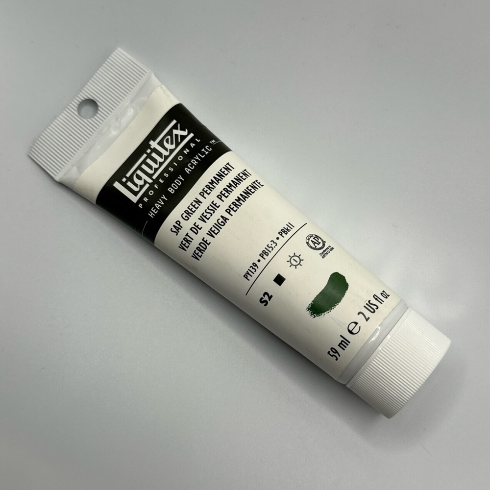 Liquitex Heavy Body Artist Acrylic Paint in SAP GREEN PERMANENT 2oz